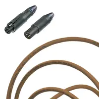 VdH WATERFALL Hybrid, signal XLR, 1,2m L.S.Carbon, kobber/sink/sølv leder
